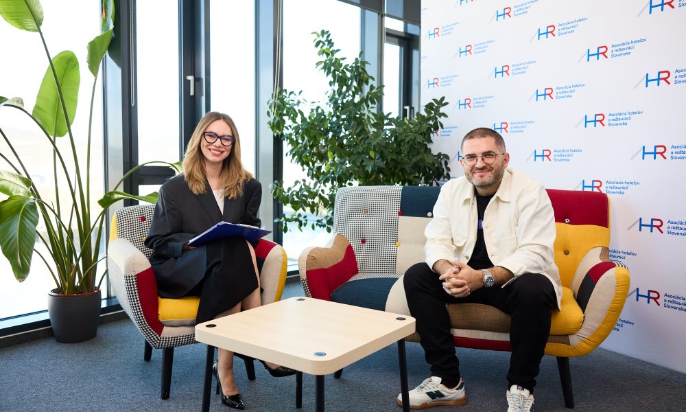 Tony Dúbravec v štúdiu HORECA Business Talks